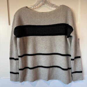 Vince light gray with black stripes Sweater XXS/XS